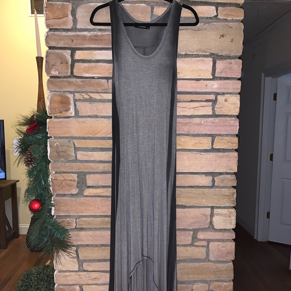Gray Maxi dress